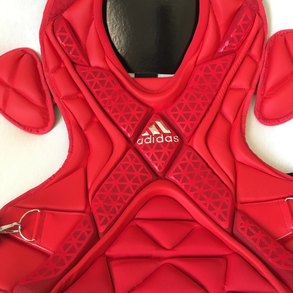 Adidas Performance Pro2.0 Catchers Chest Protector red or burgundy